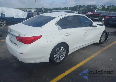 2014 Infiniti Q50 from USA, damaged, VIN JN1BV7AP7EM672350